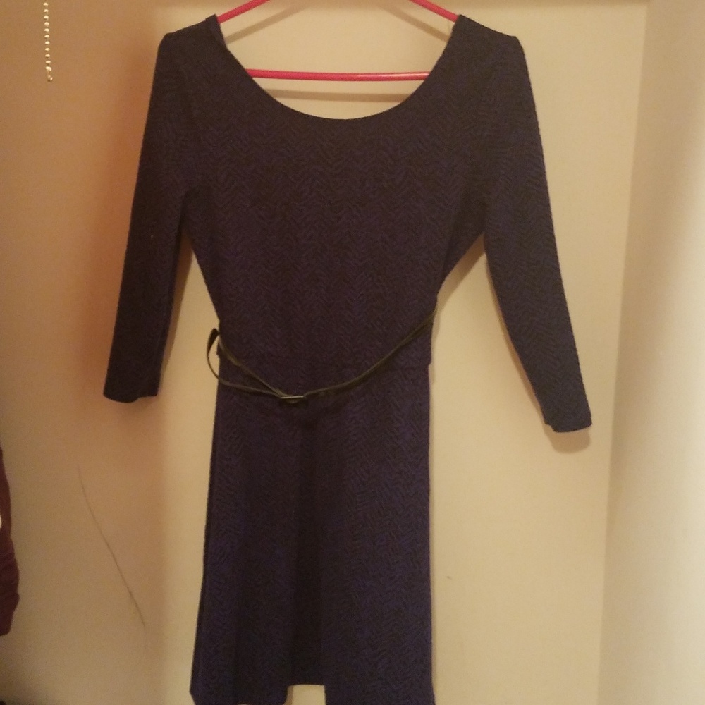 Bluish purple dress
